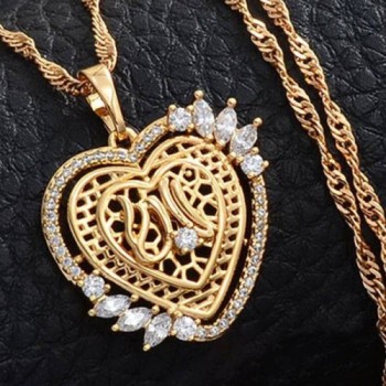 Arabic Gold Muslim Necklace Ramadan Gift373