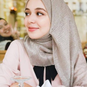 Luxury Muslim Women Glitter Hijab Scarf